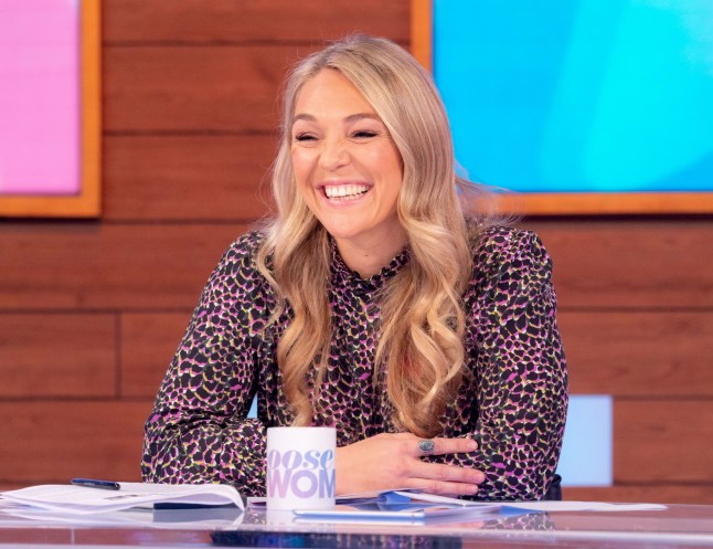 Editorial use only Mandatory Credit: Photo by Ken McKay/ITV/REX/Shutterstock (12582247e) Sophie Morgan 'Loose Women' TV show, London, UK - 01 Nov 2021