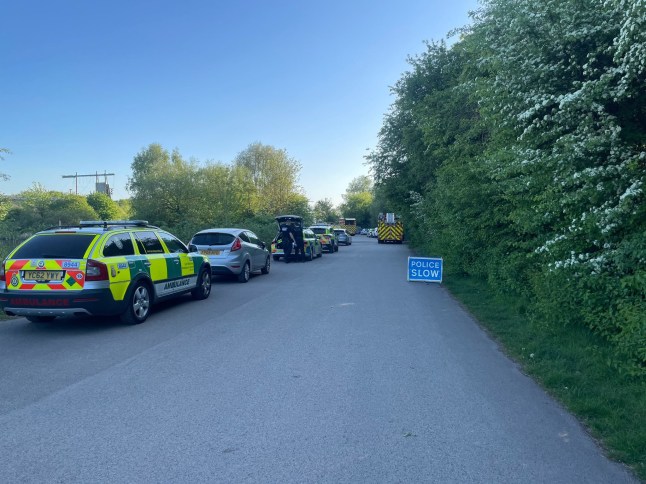 The body of a 16-year-old boy who went missing after swimming in a Nottingham park's lake has been found. Emergency responders were called to Colwick Country Park at 5.20pm on Wednesday, April 30, after the boy got into difficulty while swimming in the water. Pictured: Emergency workers at the scene. Credit: NottinghamshireLive/BPM