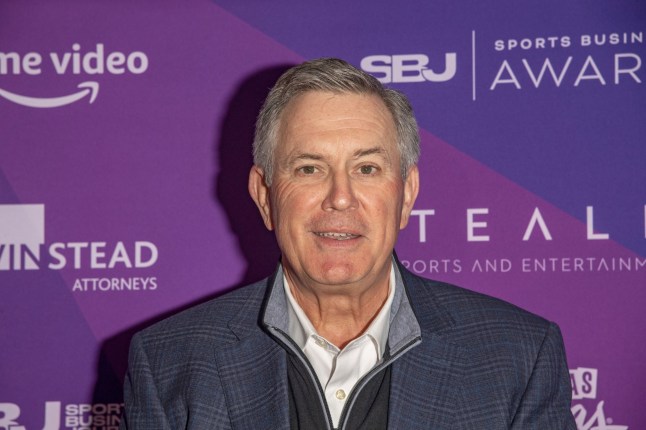 Mandatory Credit: Photo by Ron Adar/SOPA Images/REX/Shutterstock (12946327aj) Tim Leiweke attends the 15th Annual Sports Business Awards at New York Marriott Marquis Hotel in New York City. 15th Annual Sports Business Awards in New York, US - 18 May 2022