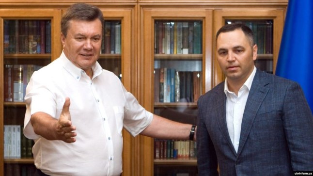 Andriy Portnov and ex-President Viktor Yanukovych
